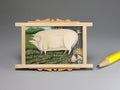 Pig painting, Kay Cannella, IGMA