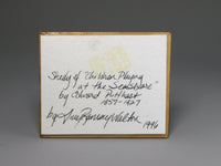 Details of Amy Ramsey Walton miniature painting after Potthast