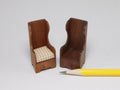 1:24 high backed chairs.  Sue Hamlin, 1987.  Sold individually