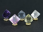Fluorite crystal colours, 1:12 scale miniatures