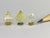 Yellow fluorite crystals, from Illinois, dollhouse miniature display