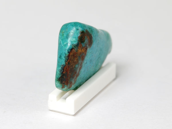 Side view, chrysocolla in agate, dollhouse miniature