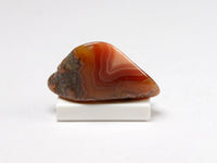 Back of Polished banded agate freeform for a dollhouse